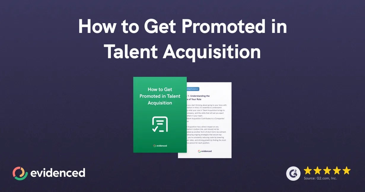 Evidenced guide Open Graph image &mdash; How to get promoted in Talent
